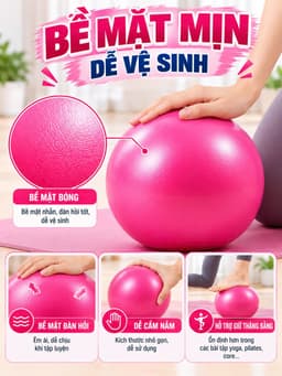 BÓNG TẬP YOGA/PILATES MINI 25CM 4