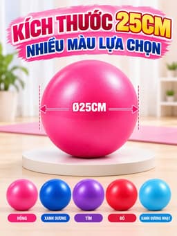 BÓNG TẬP YOGA/PILATES MINI 25CM 7
