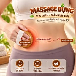 Bàn chải massage đầu bi gỗ, tay cầm nhựa chắc chắn, giúp thư giãn giảm căng cơ 4