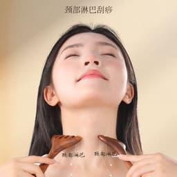 Lược gỗ đàn hương thư giãn mát-xa giảm stress và lưu thông máu 2