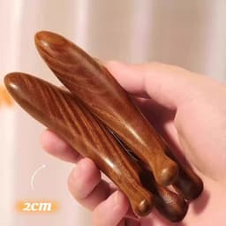 Lược Massage Gỗ Đàn Hương,4 Trong 1,Cơ Thể Da Đầu Kinh Tuyến Lược Chống Tĩnh Điện Đầu Rộng Massage Lược Đầu 9