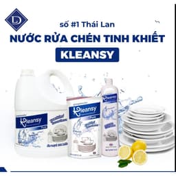 Nước rửa chén tinh khiết Kleansy Pure dạng gói refill 500ml 2