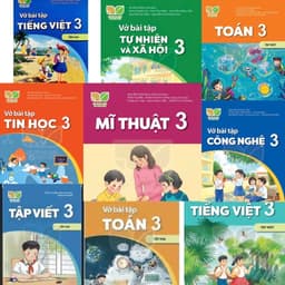 Vở toán tiếng việt tập viết .. lớp 3 kết nối tri thức với cuộc sống 1
