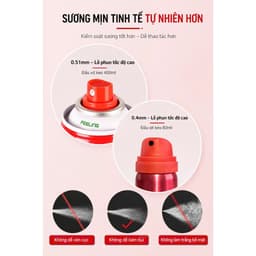 Gôm xịt tóc giữ nếp, keo tạo kiểu tóc nắp đỏ POWER POINT FEELING chính hãng 80ml/400ml 6