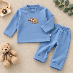 [Mở Bán](8-21Kg) Bộ Zip Lông Con Lười | Chất Liệu Mềm Mại, Hình In Ngộ Nghĩnh | Gió Về Ấm Áp Cho Bé Trai/ Bé Gái 5