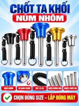 Chốt tạ khối máy gym,núm hợp kim nhôm cao cấp màu xanh 8