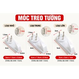 Đinh 4 Chân Treo Khung Ảnh – Móc Treo Đồ Đa Năng 6