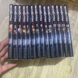 (tvm) Bộ 14q vở Đại chiến titan tập 1-14 bản tvm - Attack On Titan 1