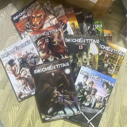 (tvm) Bộ 14q vở Đại chiến titan tập 1-14 bản tvm - Attack On Titan 2