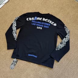 Áo thun dài tay LongSleeve Rolling Stone thánh giá thập tự CH@RME HEARTS L66 Local brand nam nữ boxy long tee form AM112 2