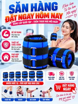 Băng Tạ Bao Cát Cổ Chân Cổ Tay Luyện Sức Mạnh/ Thiết Bị Tập Gym Tập Thể Dục 8
