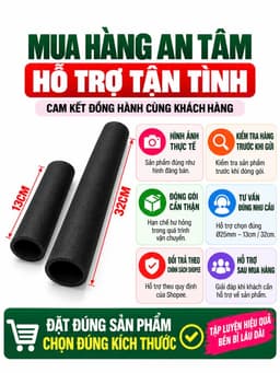 Ống cao su bọc tay cầm máy gym (1 đôi) 6