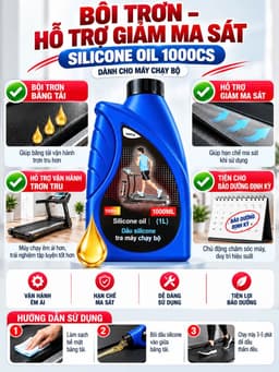 Dầu Tra Máy Chạy Bộ 1000ml - Sản Phẩm Chất Lượng Với Hướng Dẫn Sử Dụng 5
