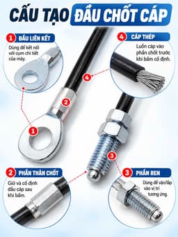 Đầu cos ép dây cáp máy gym 3