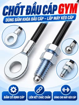 Đầu cos ép dây cáp máy gym 1