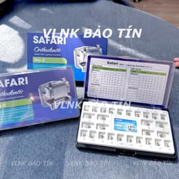 Mắc cài kim loại chỉnh nha, mắc cài tự buộc, mắc cài tự khóa cao cấp slot 018 022 5