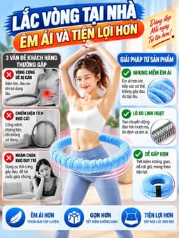 Vòng Lắc Eo Giảm Cân Lò Xo Bọc Vải Dệt Kim 1.5kg - 2.5kg -Hàng Chuẩn Kg 1