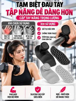 1 Cặp Unisex Original Trọng Lượng Nâng Tay Cầm Tập Gym Grips Miếng Lót Để Bảo Vệ Lòng Bàn Tay Tập Thể Hình Dụng Cụ 1