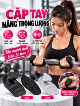 1 Cặp Unisex Original Trọng Lượng Nâng Tay Cầm Tập Gym Grips Miếng Lót Để Bảo Vệ Lòng Bàn Tay Tập Thể Hình Dụng Cụ 2