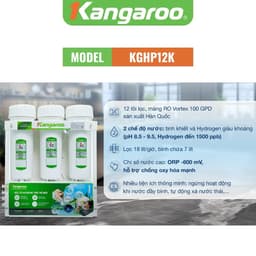 Máy Lọc Nước Để Gầm Kangaroo Hydrogen KGHP12K 12 Lõi Lọc, Vòi 2 Chức Năng, Hàng Chính Hãng 8