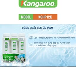 Máy Lọc Nước Để Gầm Kangaroo Hydrogen KGHP12K 12 Lõi Lọc, Vòi 2 Chức Năng, Hàng Chính Hãng 4