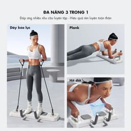 Dụng Cụ Hít Đất Chống Đẩy Có Led Ghi Thời Gian và PUSH UP BOARD Đa Năng 14in. LMS 3
