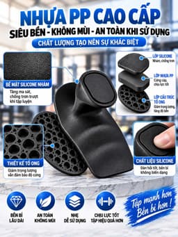 1 Cặp Unisex Original Trọng Lượng Nâng Tay Cầm Tập Gym Grips Miếng Lót Để Bảo Vệ Lòng Bàn Tay Tập Thể Hình Dụng Cụ 6