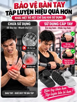 1 Cặp Unisex Original Trọng Lượng Nâng Tay Cầm Tập Gym Grips Miếng Lót Để Bảo Vệ Lòng Bàn Tay Tập Thể Hình Dụng Cụ 3
