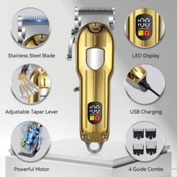 Bộ Tông Đơ Cắt Tóc 5 Trong 1 Màn Hình LED 825 và Jichien JC-0817 2