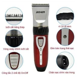 Bộ Tông Đơ Cắt Tóc 5 Trong 1 Màn Hình LED 825 và Jichien JC-0817 9