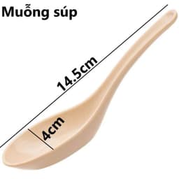 Set 2 Muỗng/Thìa Nhựa Phíp Lùn Việt Nhật 2856. LMS 3