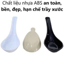 Set 2 Muỗng/Thìa Nhựa Phíp Lùn Việt Nhật 2856. LMS 4