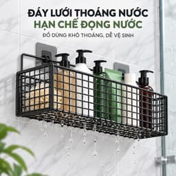 Kệ Đựng Đồ Để Gia Vị Dán Tường Handobox Kệ Thép Chống Gỉ Chịu Lực 10kg Bền Đẹp Cho Phòng Bếp 7
