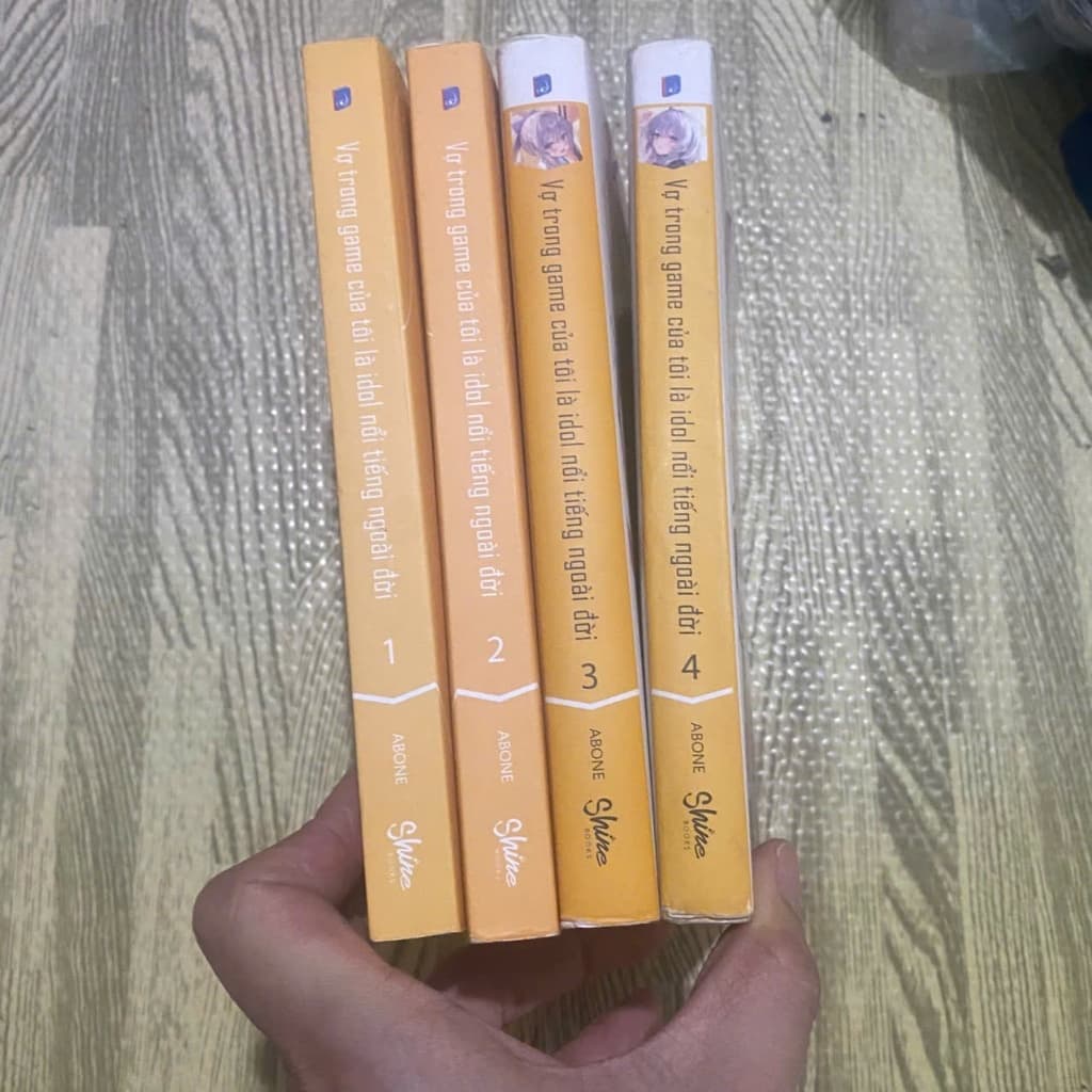 Bộ 4q vở Vợ trong game của tôi là idol nổi tiếng ngoài đời tập 1-4