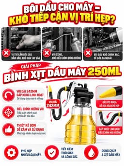 Bình xịt dầu,bình vịt dầu cho máy chạy bộ,máy móc cơ khí 1