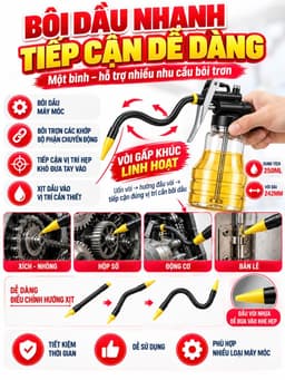 Bình xịt dầu,bình vịt dầu cho máy chạy bộ,máy móc cơ khí 3