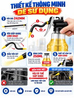 Bình xịt dầu,bình vịt dầu cho máy chạy bộ,máy móc cơ khí 4