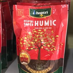 1 thùng 20 gói Acid Humic Hợp Trí Tết Super Humic (Túi 1kg) - Cải Tạo Đất, Siêu Kích Rễ, Chuẩn Hữu Cơ OMRI 1