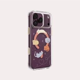 [Có iP18] Ốp UNIQ COEHL ELYSIA Họa Tiết Mèo Dễ Thương Translucent Chống Sốc 2.5 MétChính Hãng cho iP 18 | 17 Pro Max 2