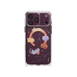 [Có iP18] Ốp UNIQ COEHL ELYSIA Họa Tiết Mèo Dễ Thương Translucent Chống Sốc 2.5 MétChính Hãng cho iP 18 | 17 Pro Max 5