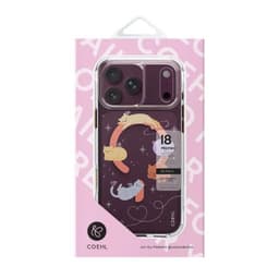 [Có iP18] Ốp UNIQ COEHL ELYSIA Họa Tiết Mèo Dễ Thương Translucent Chống Sốc 2.5 MétChính Hãng cho iP 18 | 17 Pro Max 3