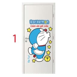 Decal sticker (Mẫu 1-9) dán cửa, hình dán cửa dễ thương, có sẵn keo dán 9