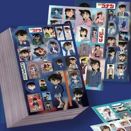 (NEW 2026) Set 8 tấm sticker dễ thương thám tử lừng danh CONAN dùng trang trí, decor sổ sách, bình nước, v.v 2