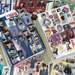 (NEW 2026) Set 8 tấm sticker dễ thương thám tử lừng danh CONAN dùng trang trí, decor sổ sách, bình nước, v.v 3