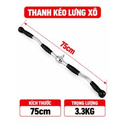 Tay cầm kéo cáp tập gym, Dây thừng kéo xô/ Hàng nhập khẩu -Thế Giới GYM 6