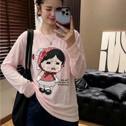 TỔNG HỢP CÁC MẪU- Áo thun cotton Tay Dài In nhiều họa tiết hoạt hình đáng yêu MAYLA Store 4