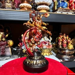 Tượng thần A-tu-la {  thần Asura 3 đầu 6 tay) in 3D . cao 21 cm 1