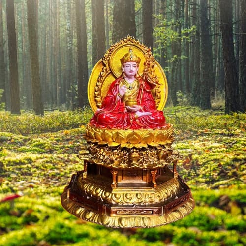 Tượng Đức Liên Hoa Sanh in 3D . cao 20 cm