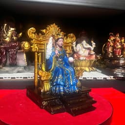 Tượng Cử Thiên Huyền Nữ ( nữ Oa ) in 3D . cao 18 cm 4