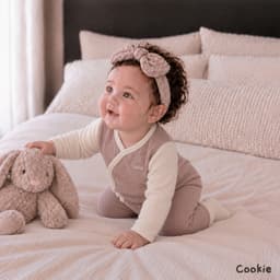 Bộ Sơ Sinh COOKIE, Bộ Sơ Sinh Cài Lệch MIni Waffle Cho Bé Từ 0 Đến 9 Tháng 2026 3